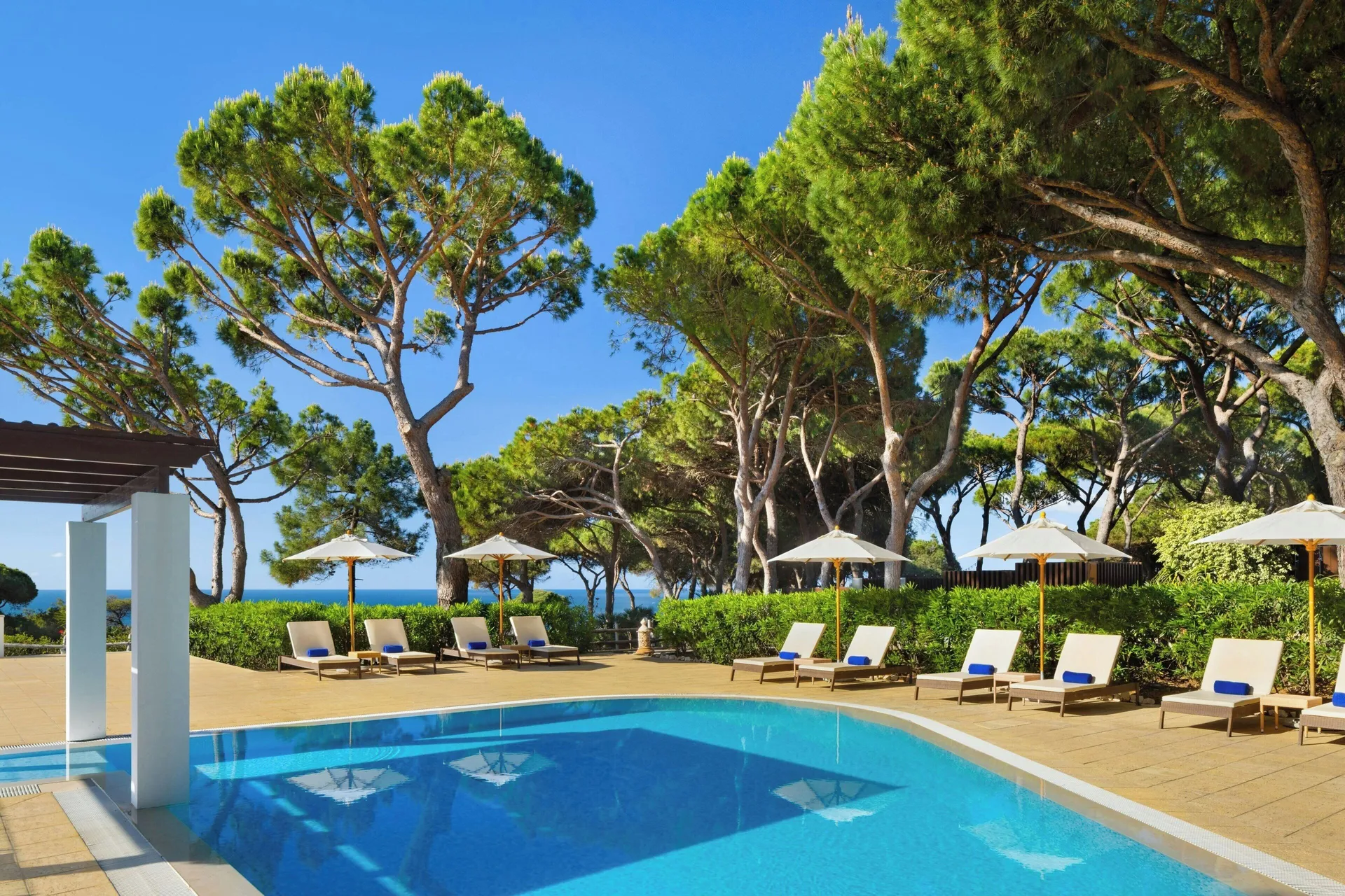 Pine Cliffs pool area